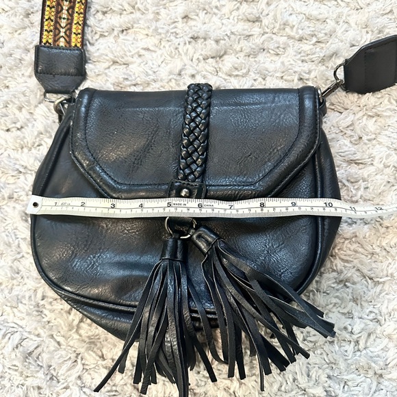 Antik Kraft black purse with reversible strap crossbody bag - Picture 9 of 10